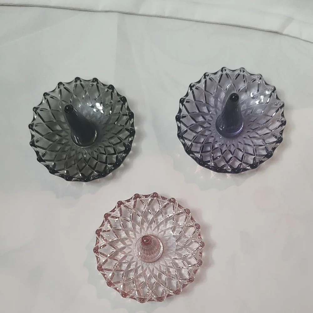 Cut Glass Ring Holders (2)Selling Separately - Picture 5 of 5